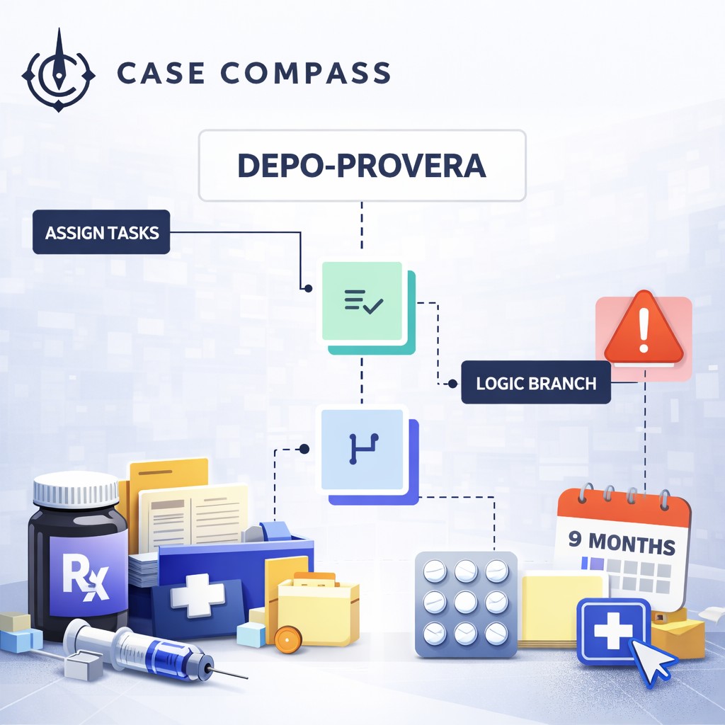 Case Compass Depo-Provera Intake Workflow